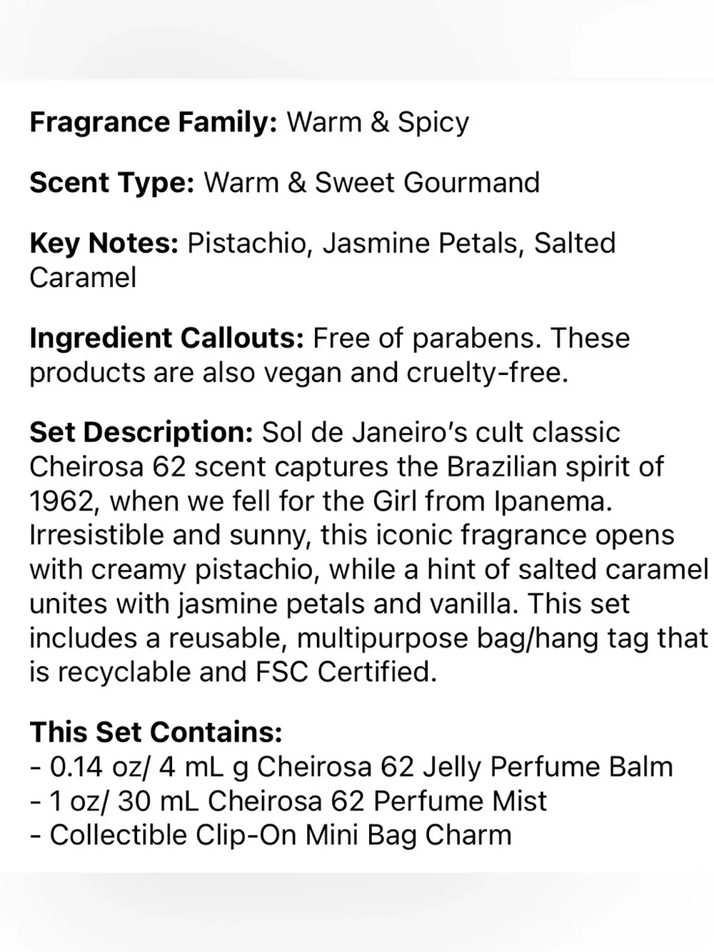 SOL DE JANEIRO Cheirosa Cuties Travel Size Fragrance Gift Set